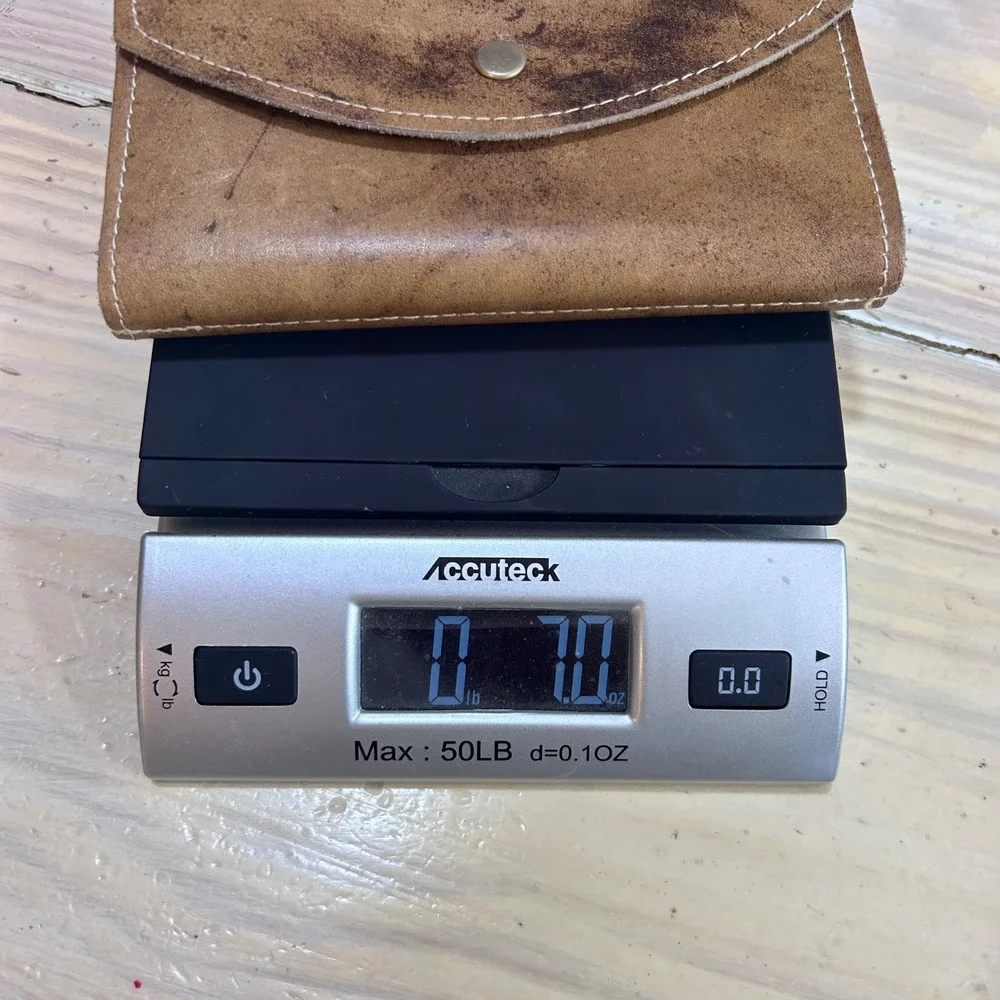 Creative House Richardson TX Vintage Leather Trifold Wallet Top Grain Cowhide